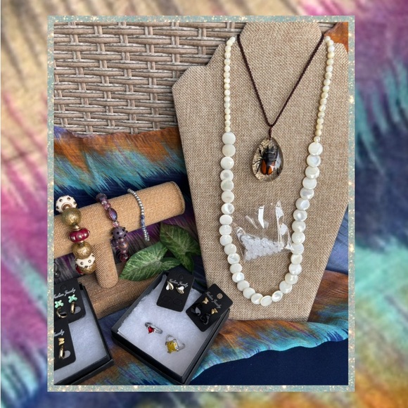 Jewelry - Colorful Beads and Jewelry Assortment, New & Pre-Owned & Some Vintage